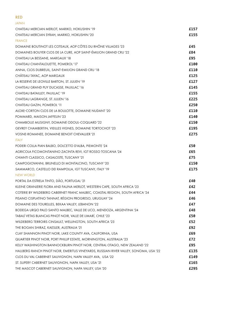 KINO меню