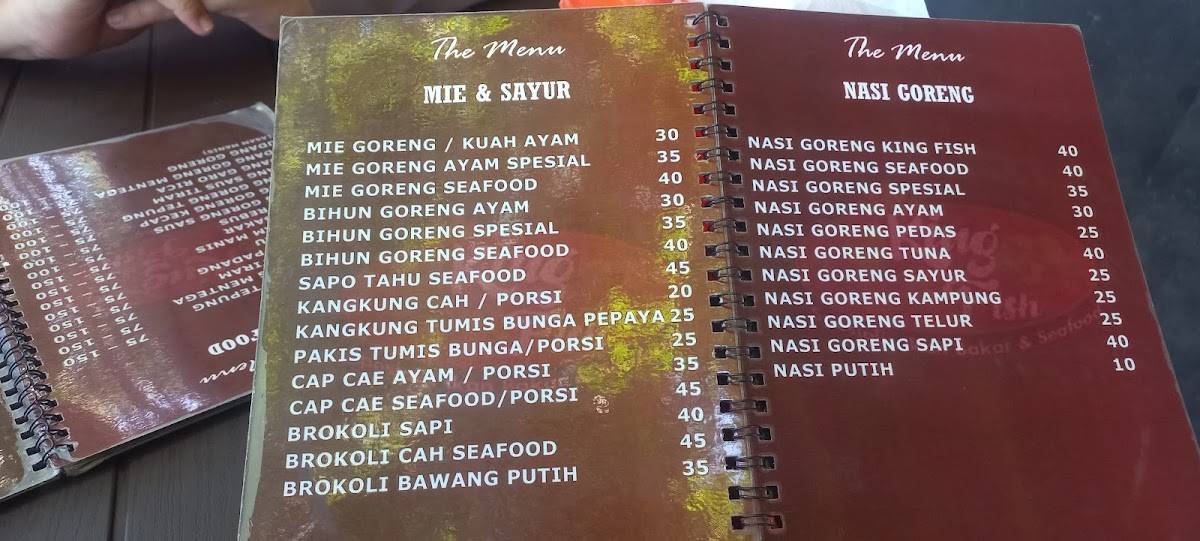King Fish Bitung меню