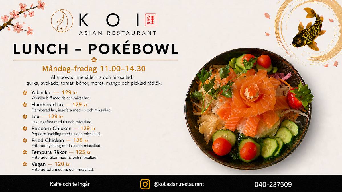 Koi Sushi меню