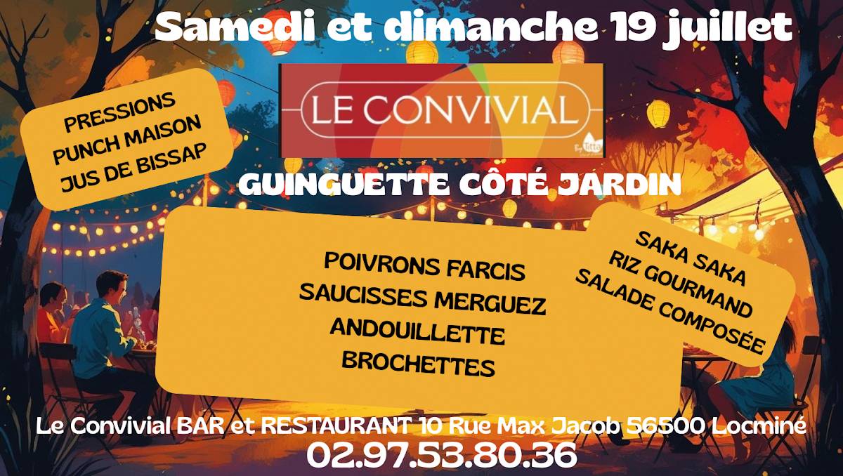 LE CONVIVIAL меню