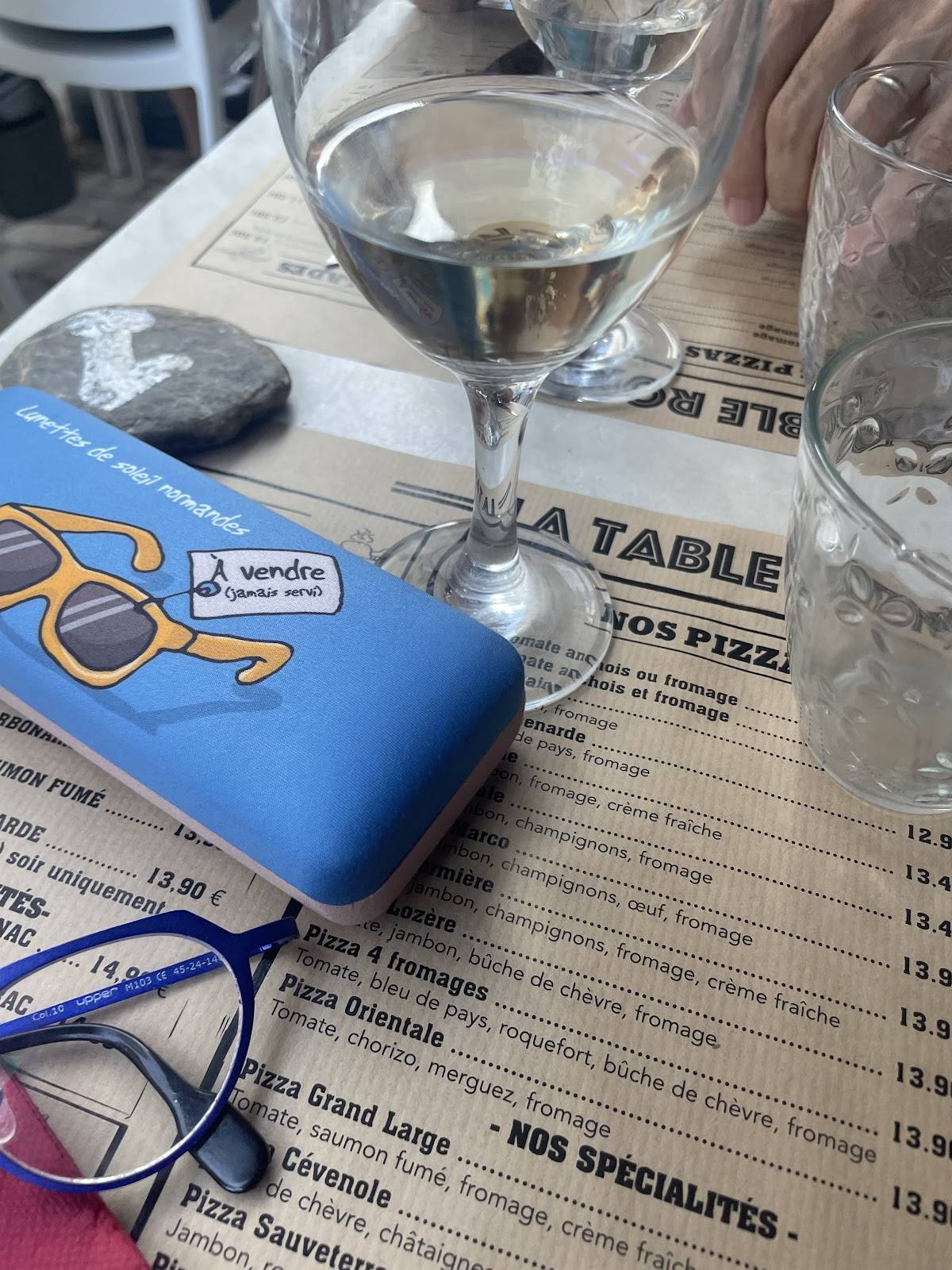 La table ronde меню