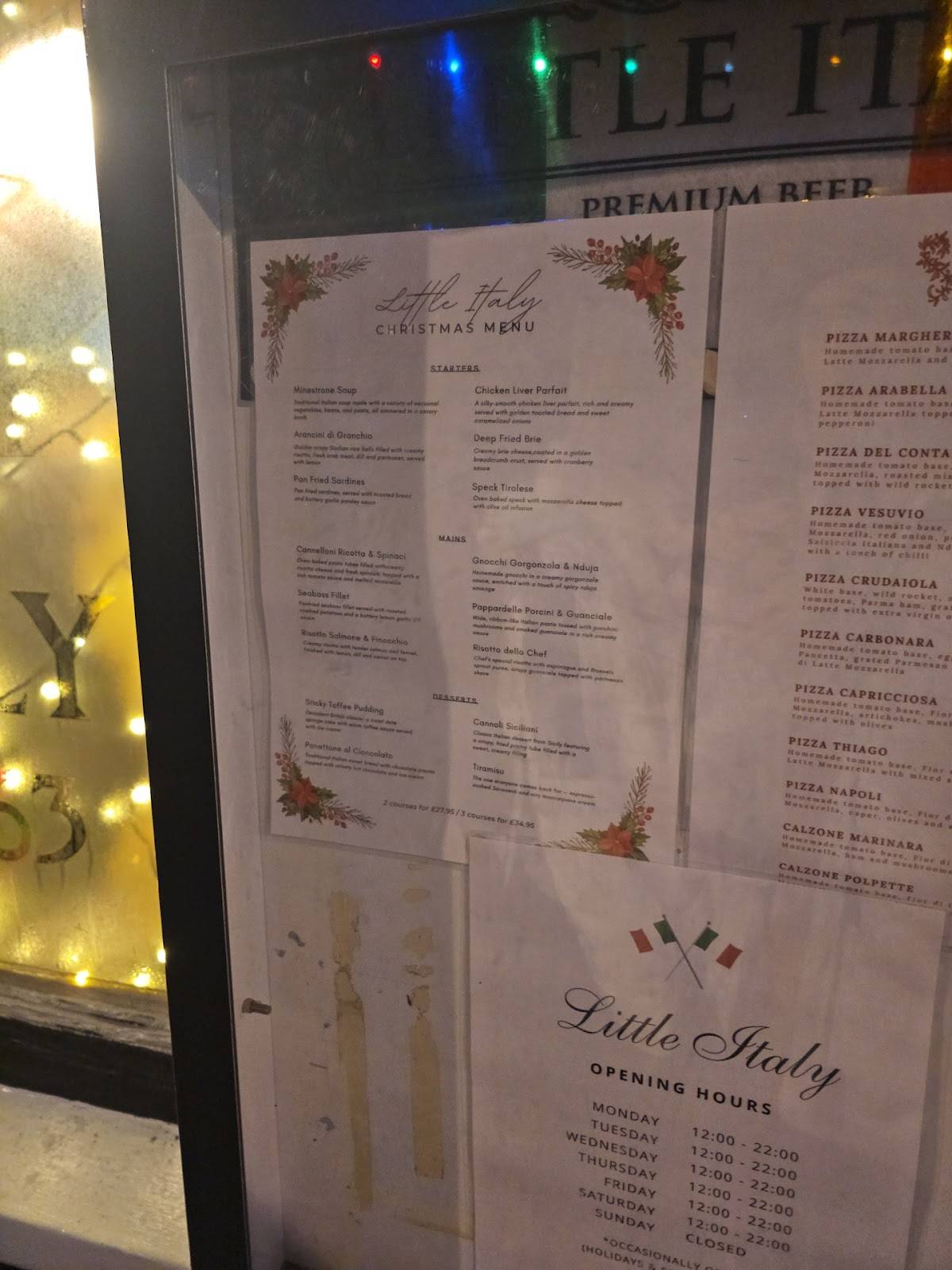 Little Italy меню