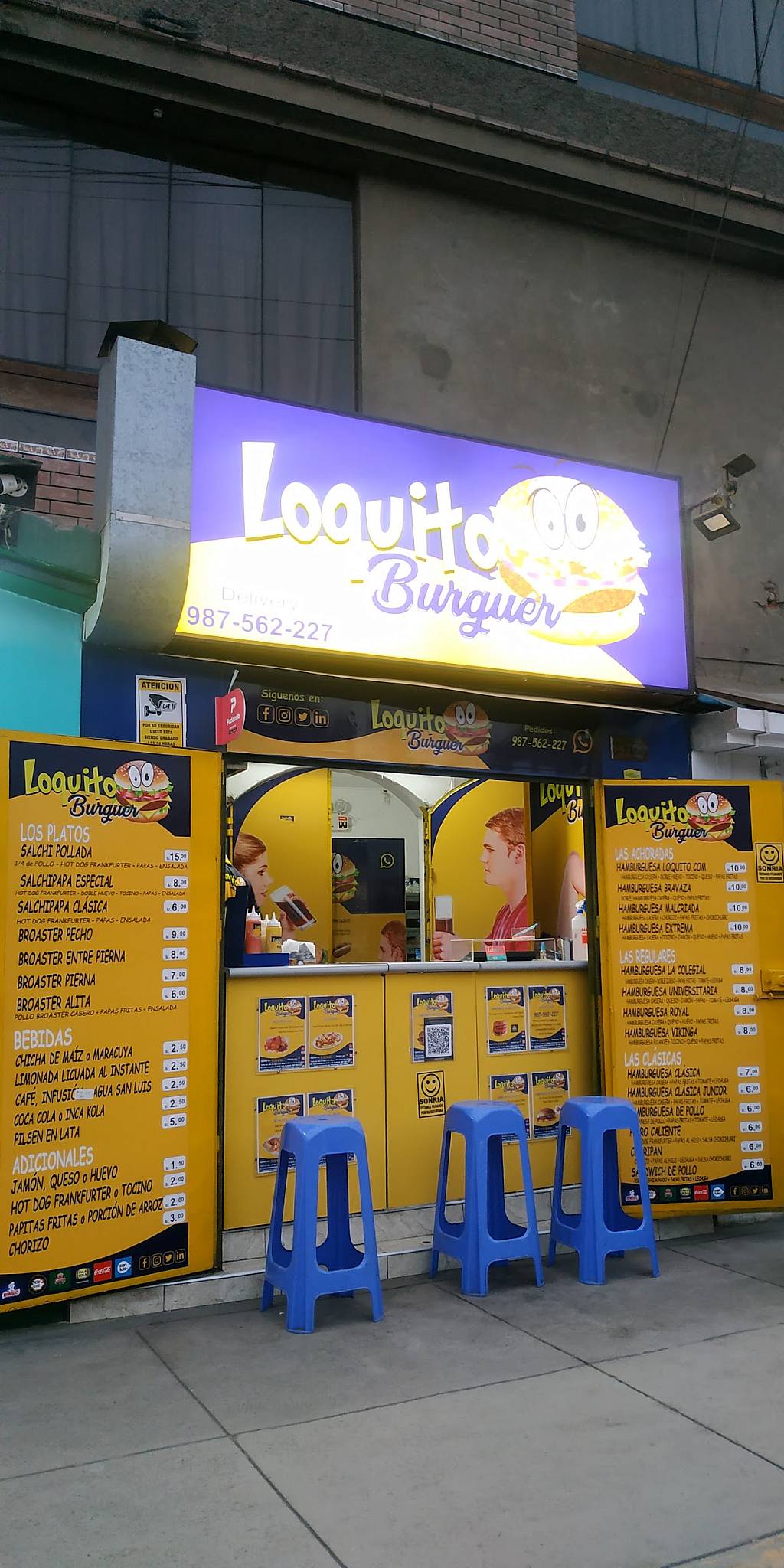 Loquito Burguer меню