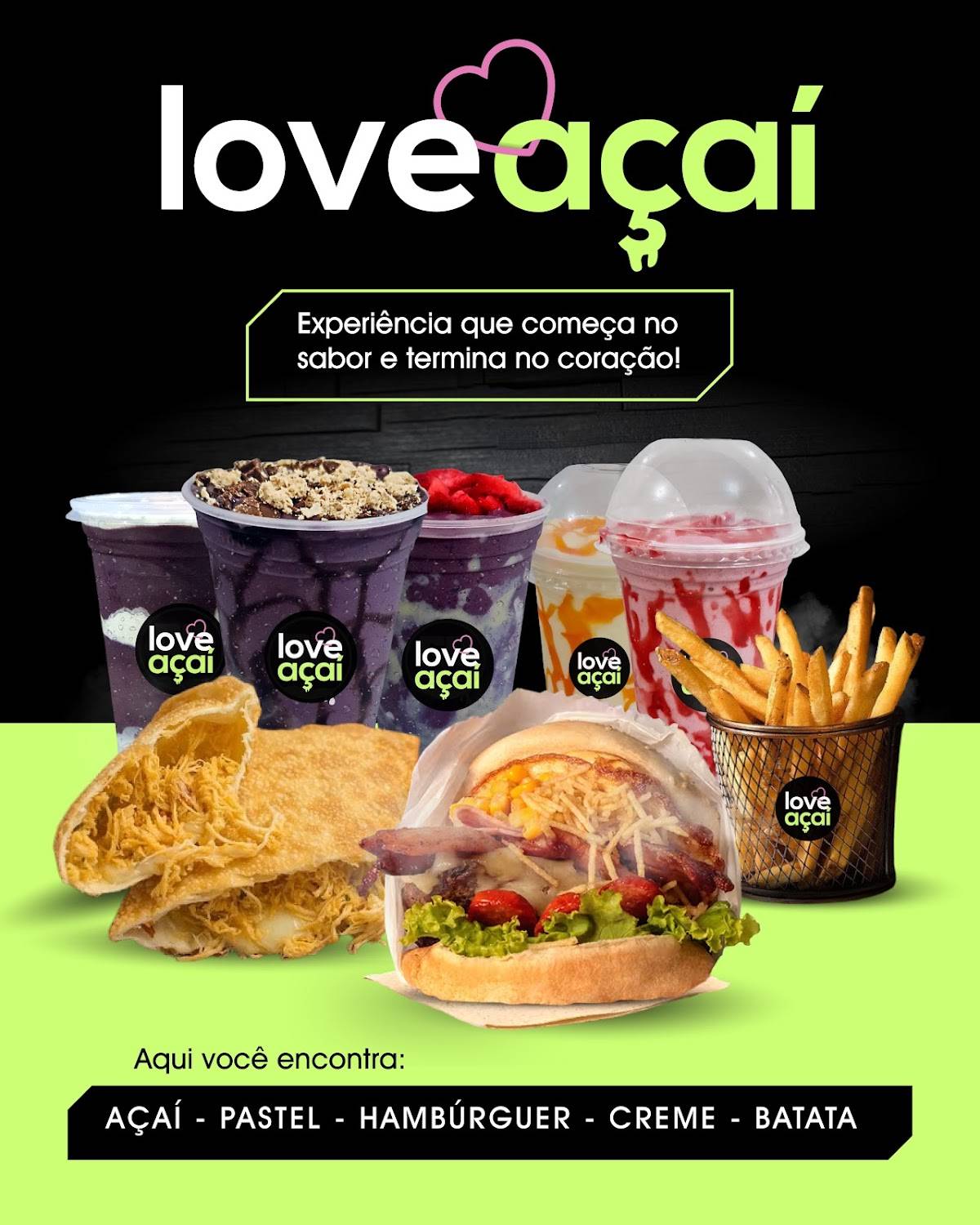 Love Açaí меню