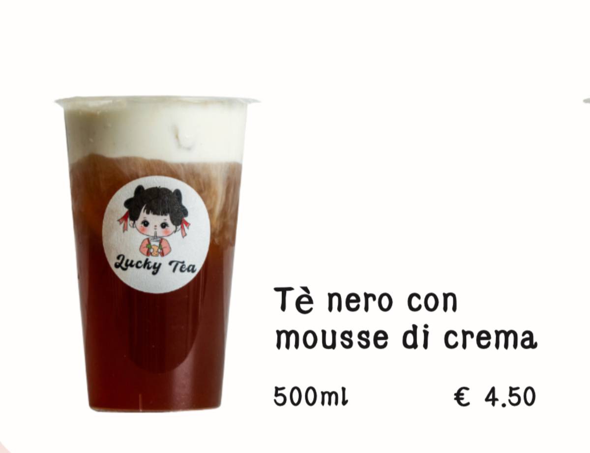 Lucky Poke e Bubble Tea меню