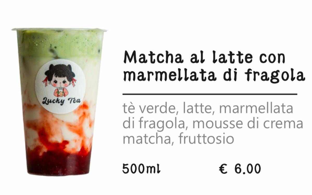Lucky Poke e Bubble Tea меню