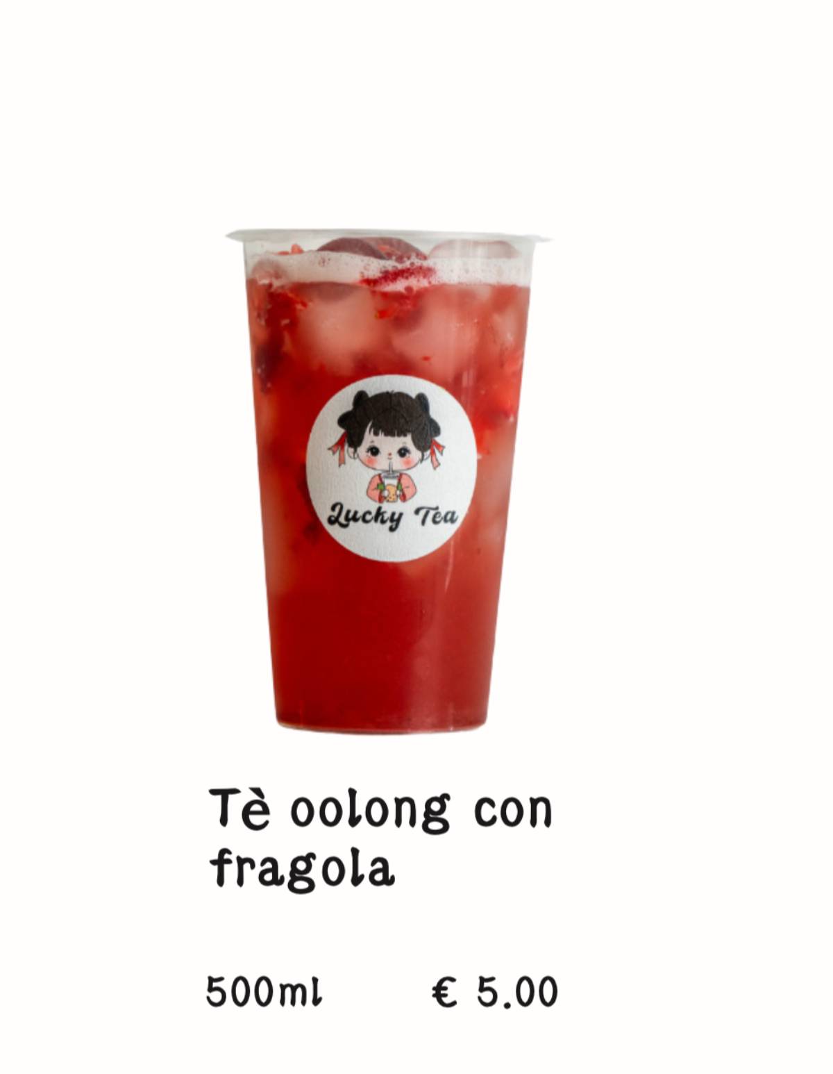 Lucky Poke e Bubble Tea меню