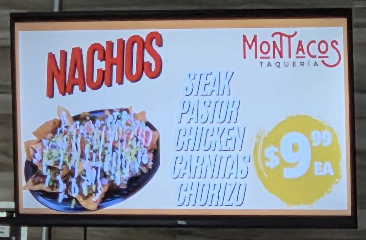 MONTACOS меню