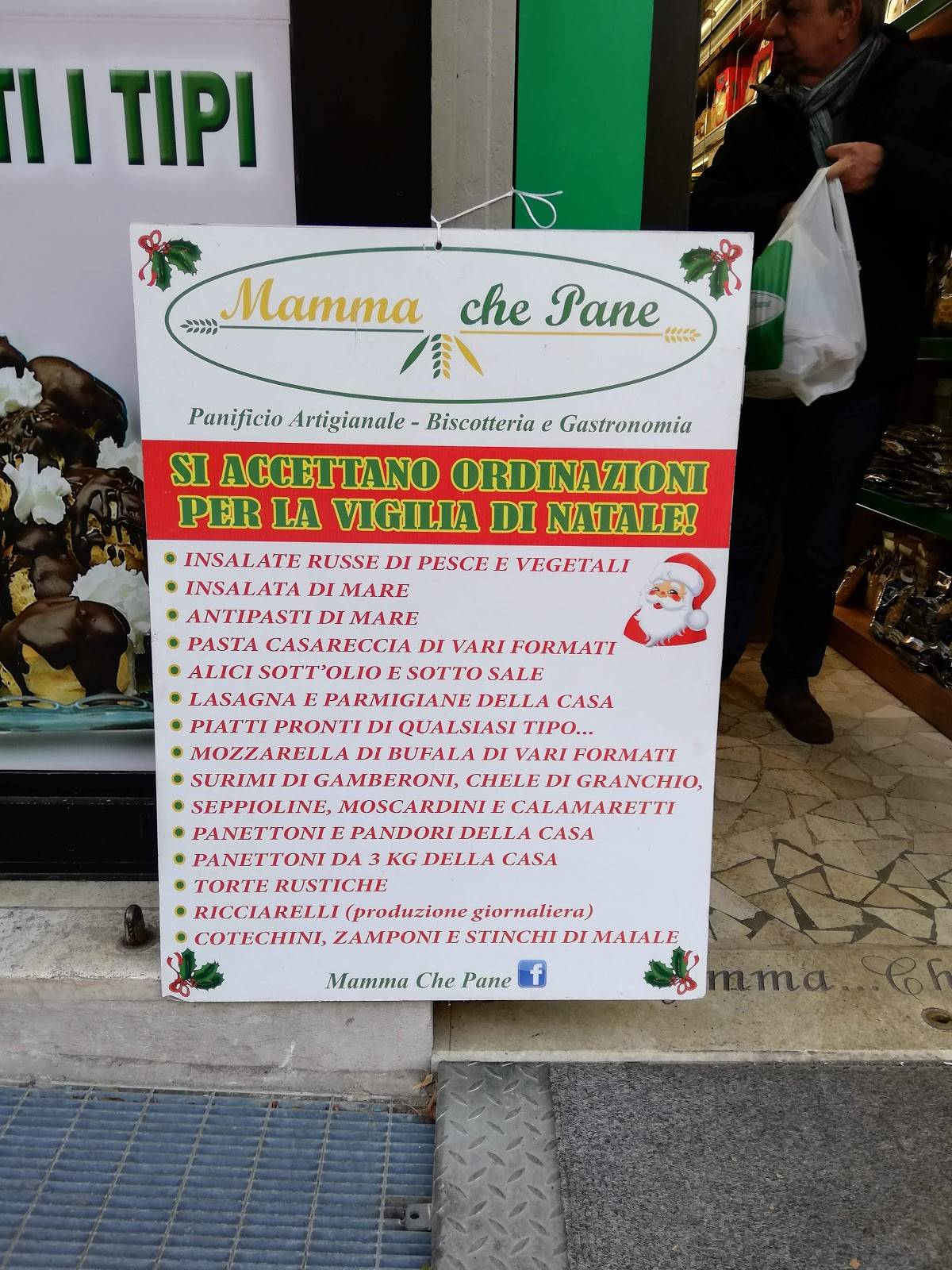 Mamma Che Pane меню