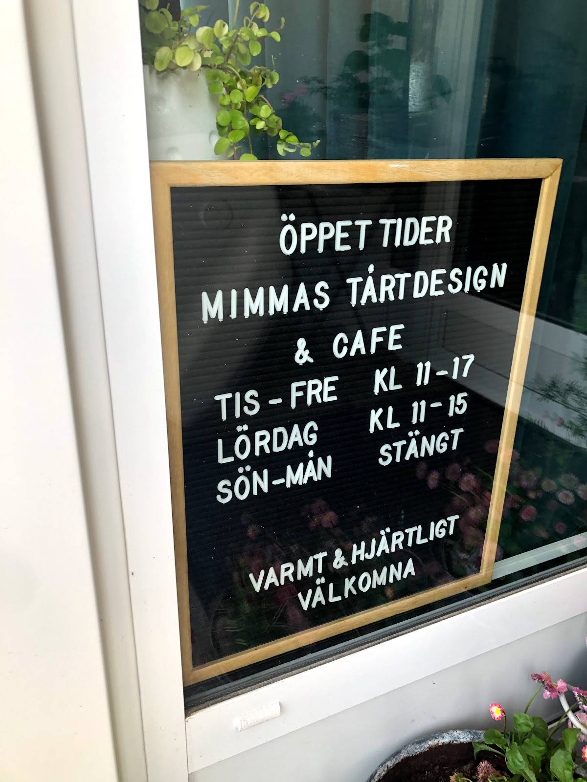 Mimmas Tårtdesign & Café меню