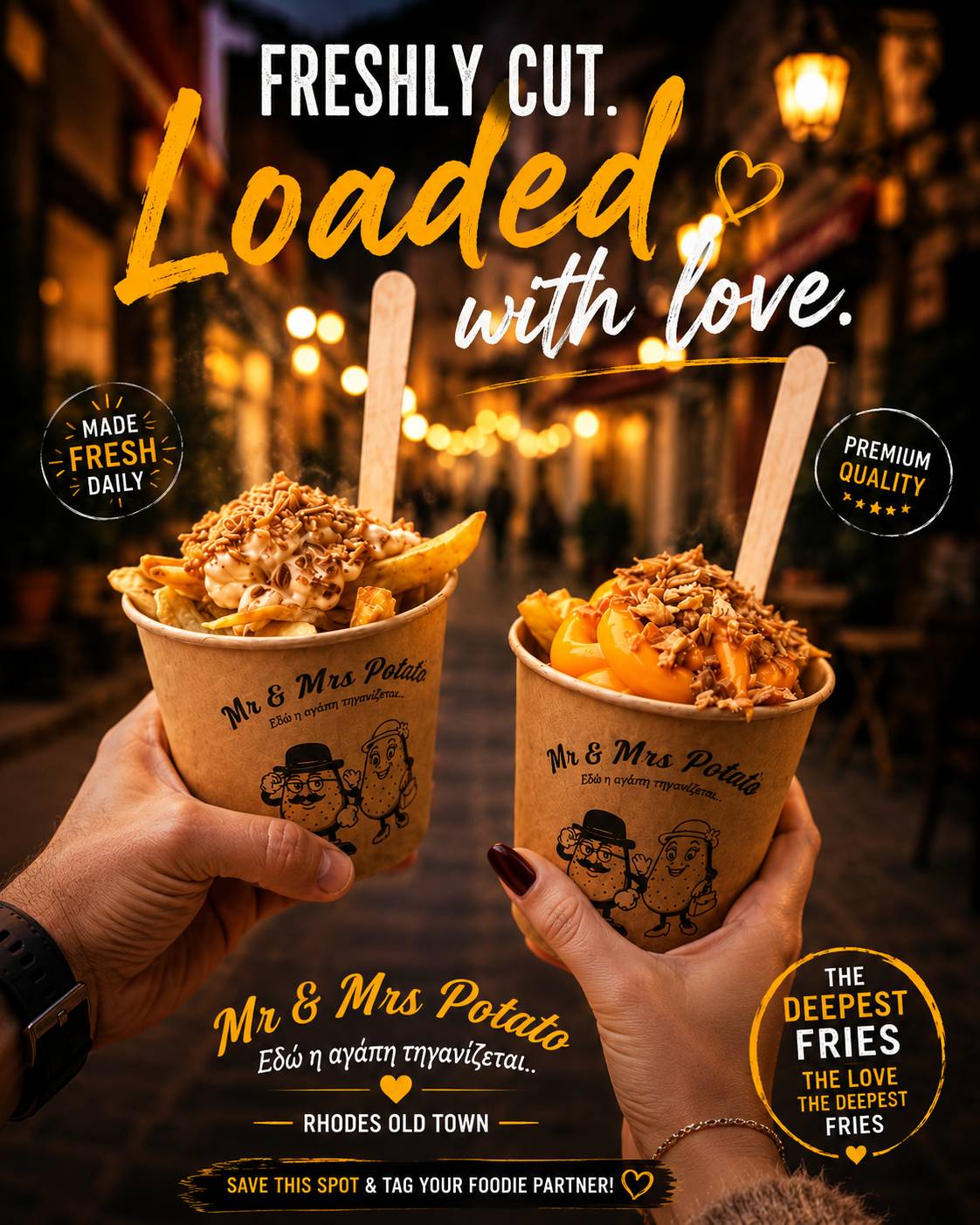 Mr & Mrs Potato Rhodes меню
