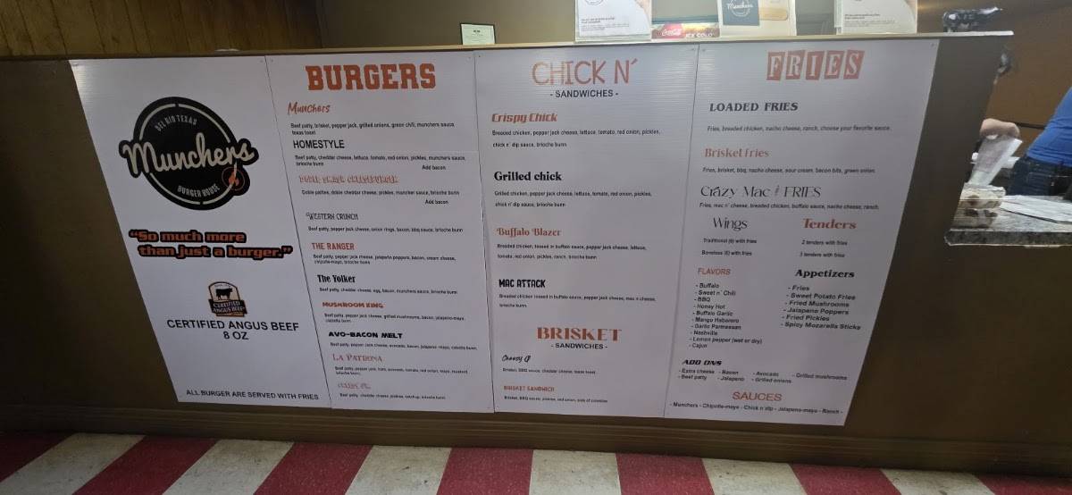 Munchers меню