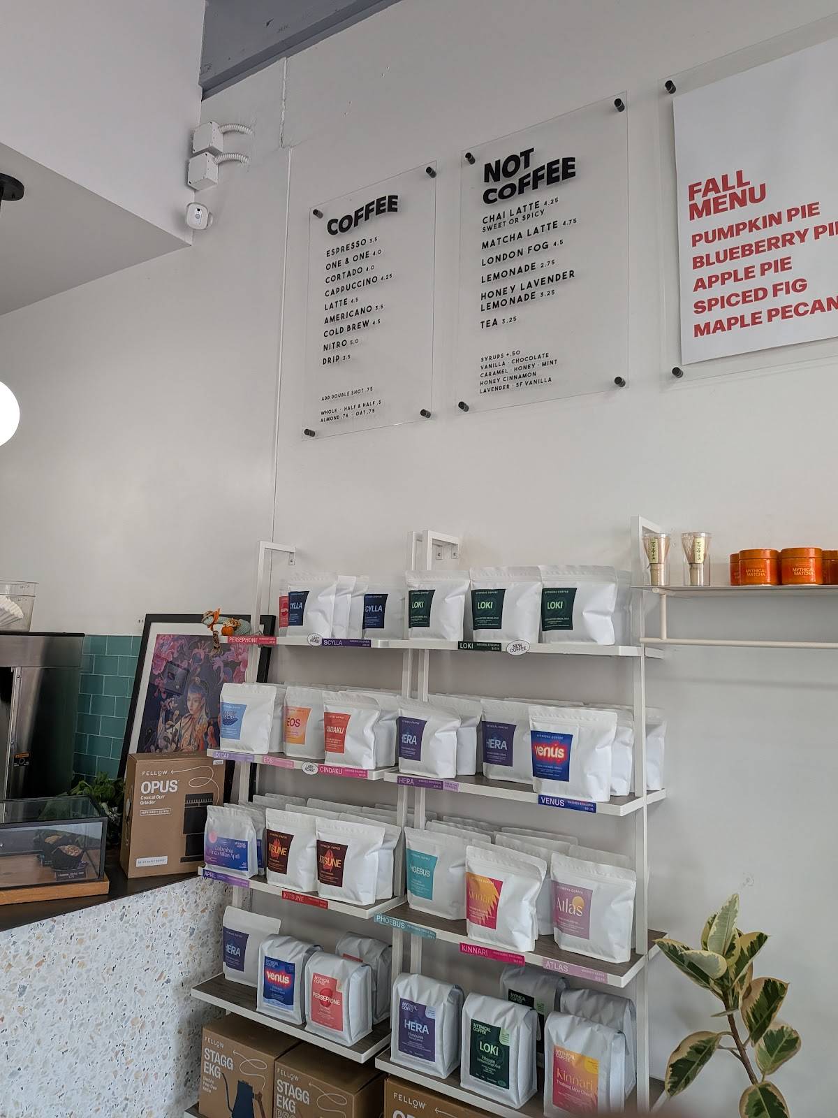 Mythical Coffee Roasters меню