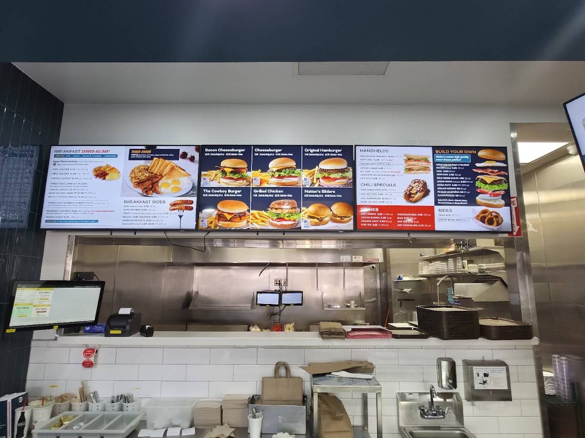 Nation’s Giant Hamburgers and Great Pies меню