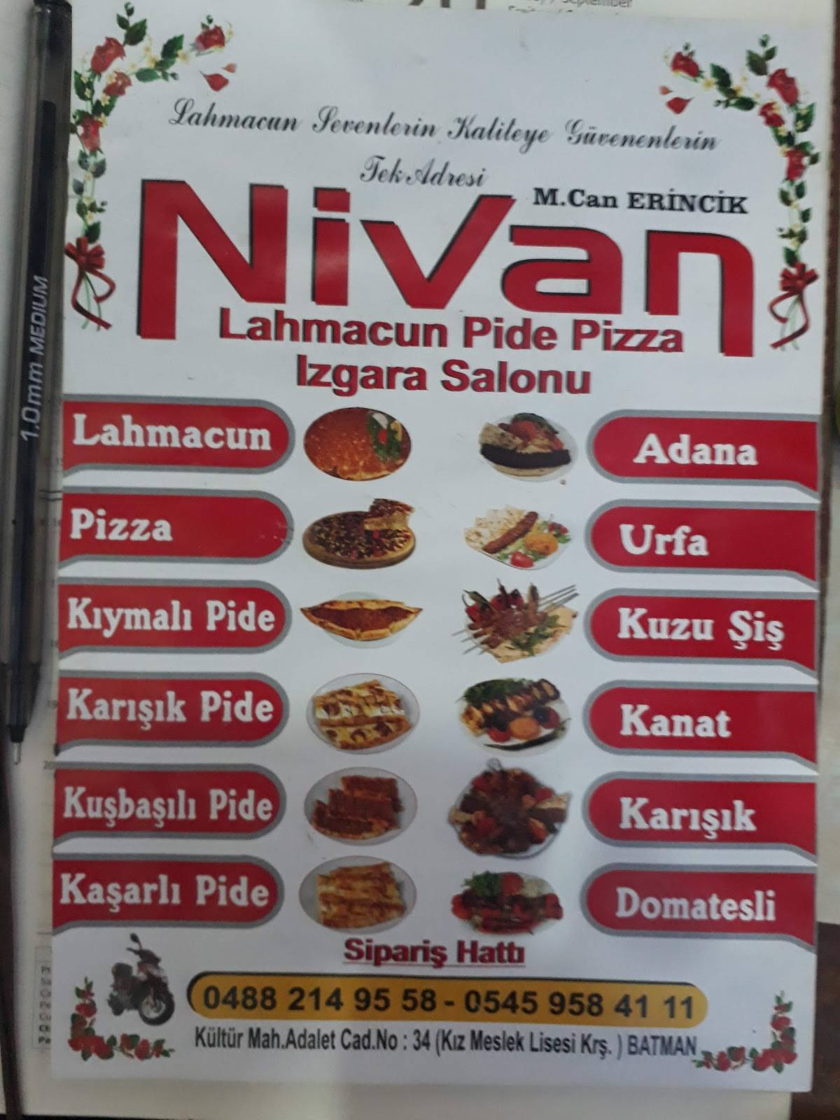 Nivan Lahmacun•Pide•Pizza меню