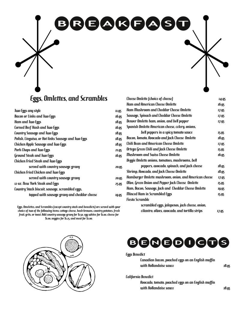 Norm's Kitchen меню