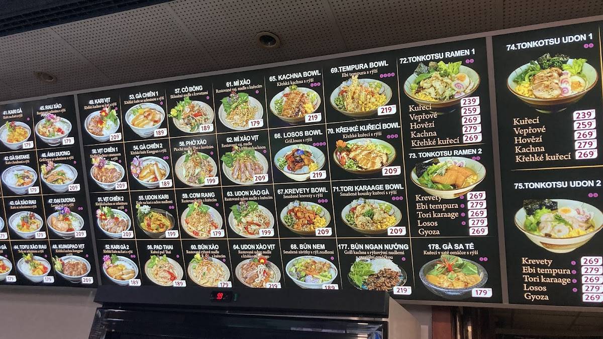 PHOENIX ASIAN FUSION меню