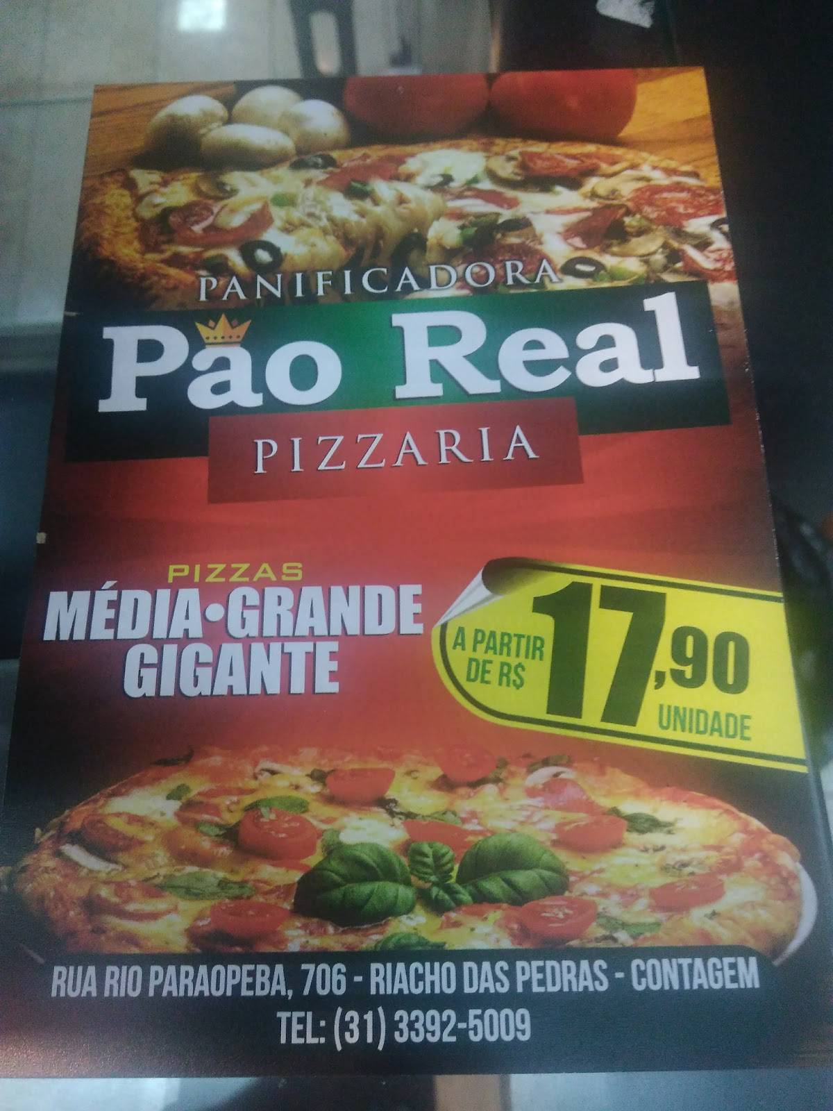 Pão Real Panificadora меню