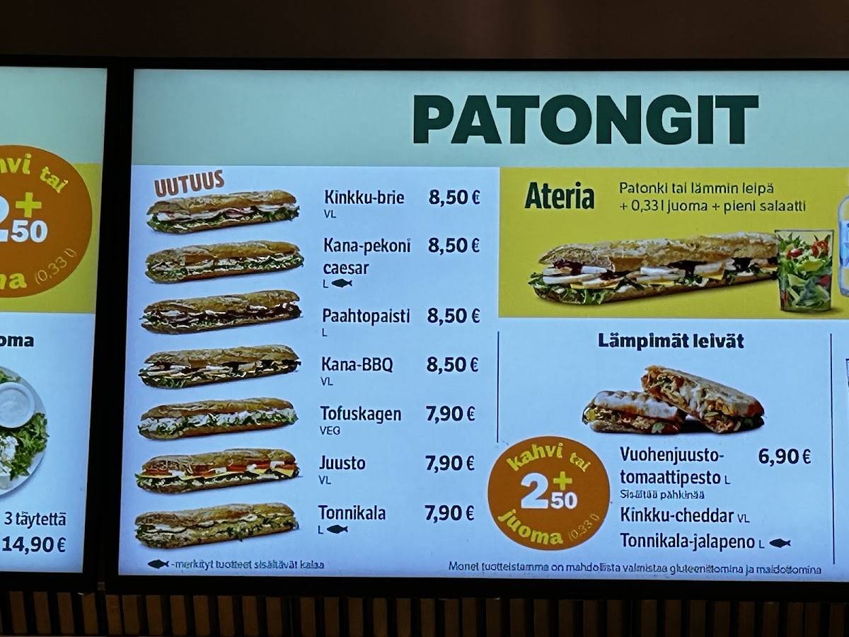 Picnic Rovaniemi меню