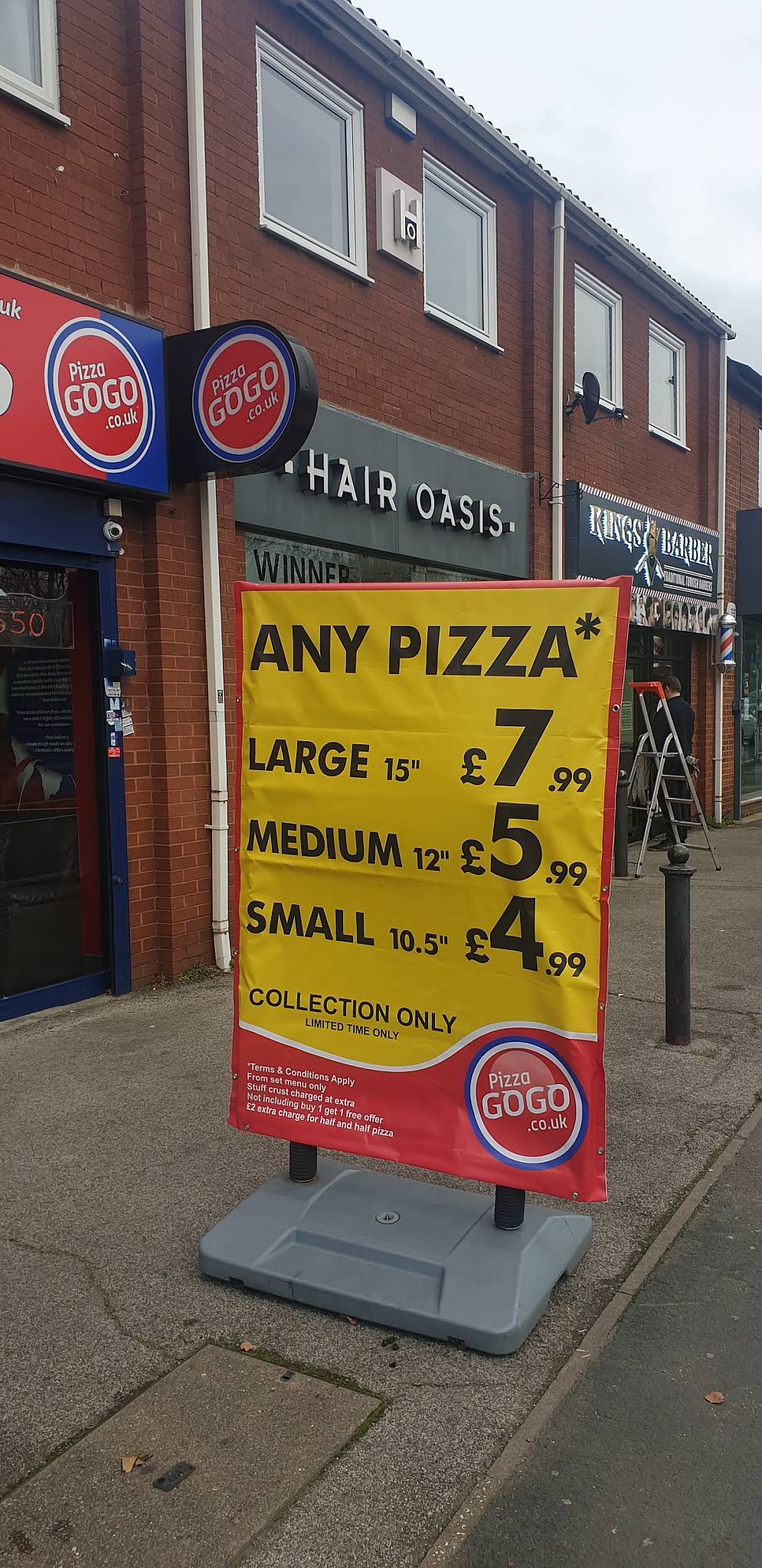 Pizza Go Go Basildon меню