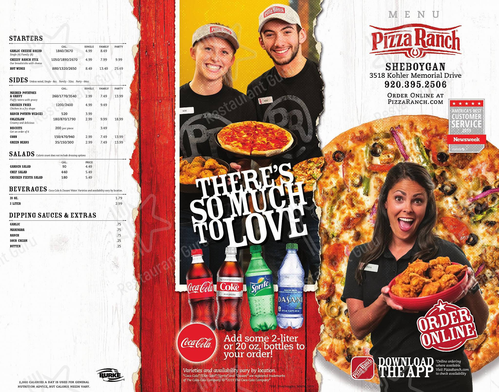Pizza Ranch в Шебойгане - Breakfast Menu