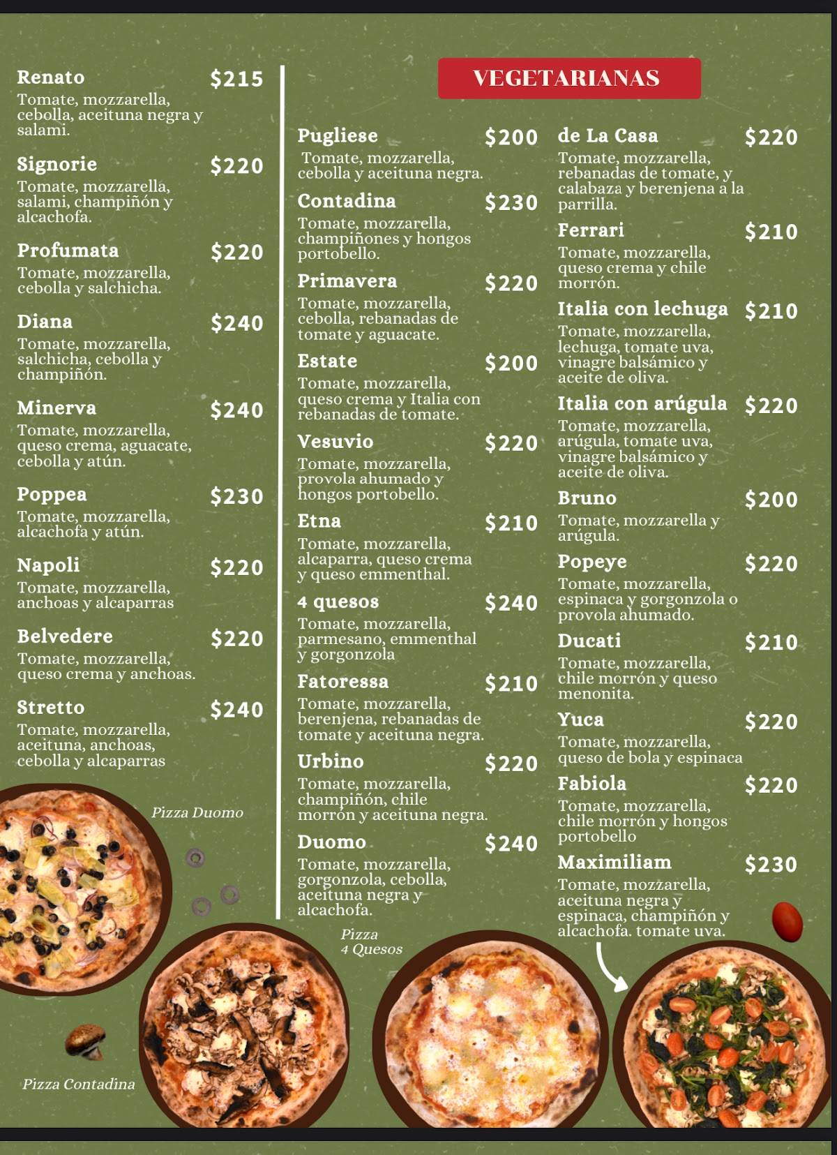 Pizzería IL CALABRESE меню