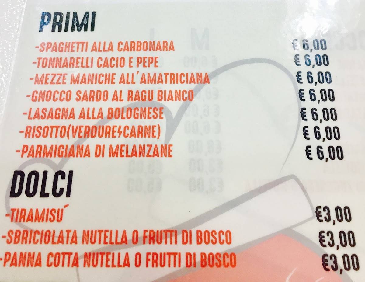 Presto Fatto меню