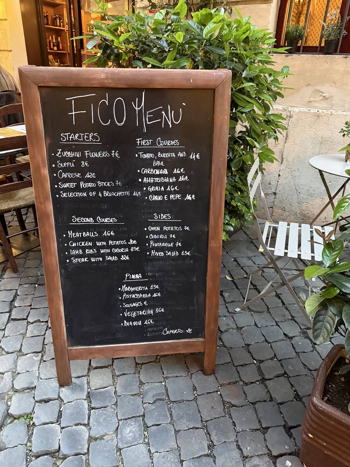 Il Fico Ristorante - Monte Giordano меню