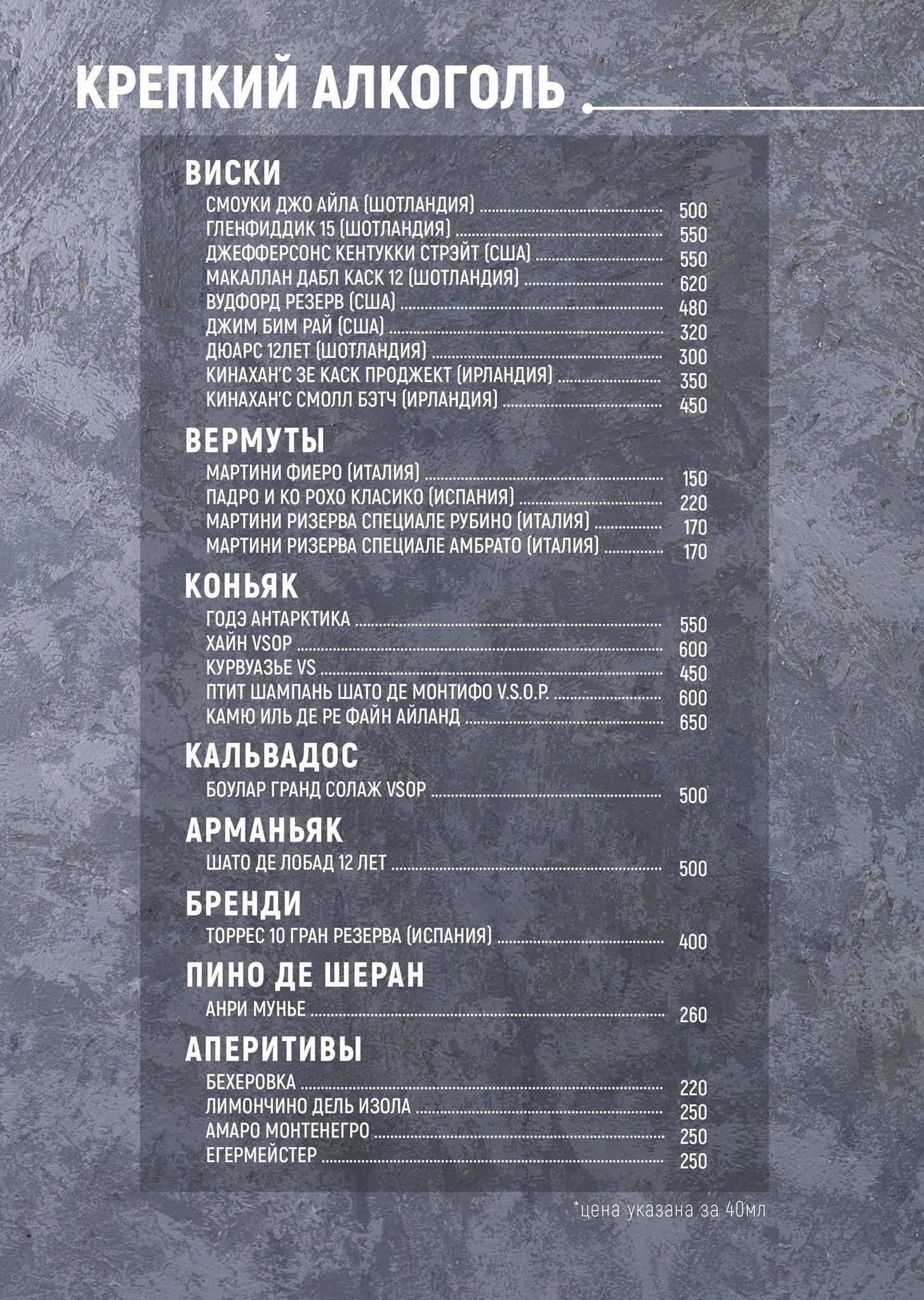 Holy Place меню