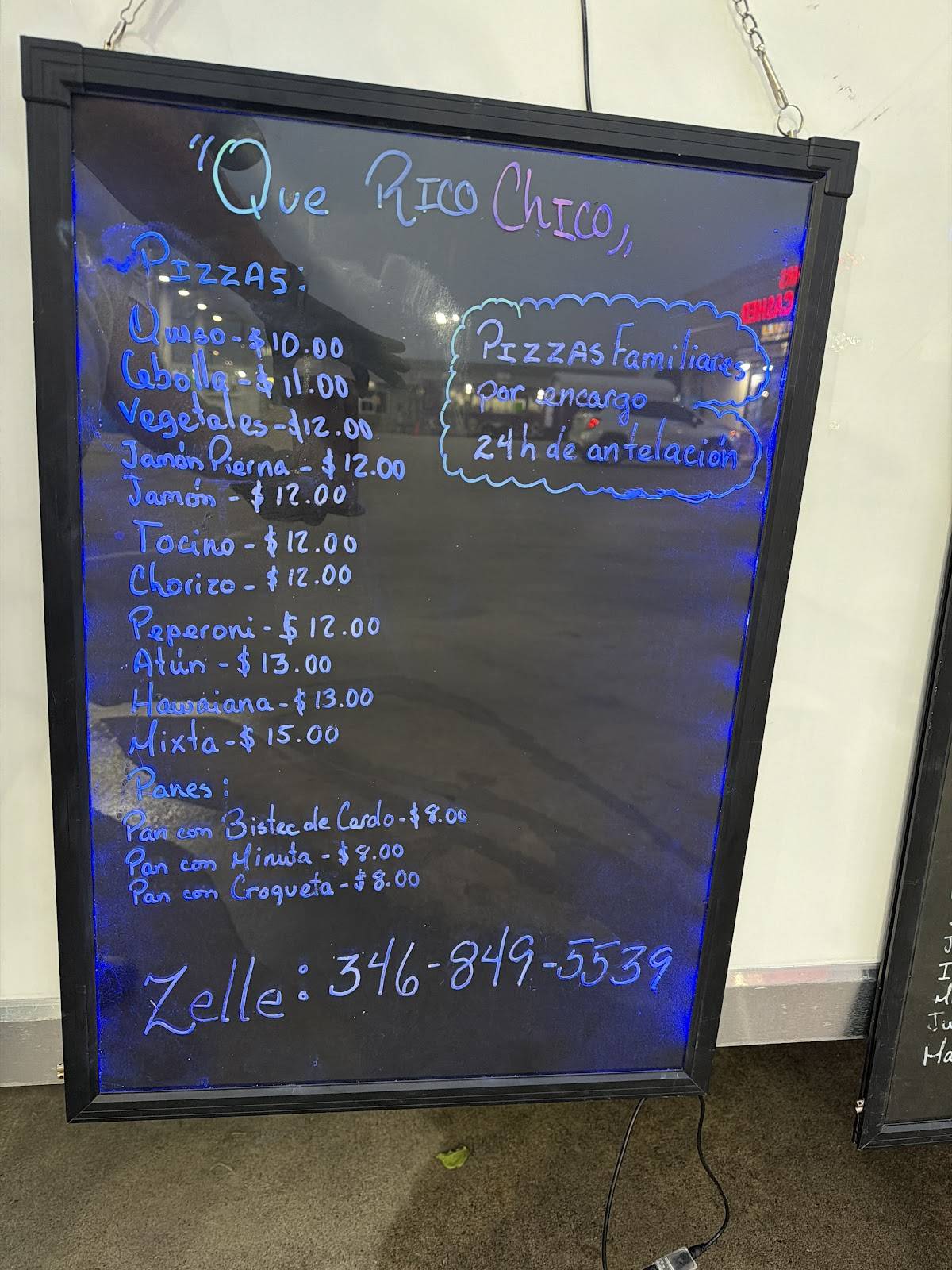 Que Rico Chico меню