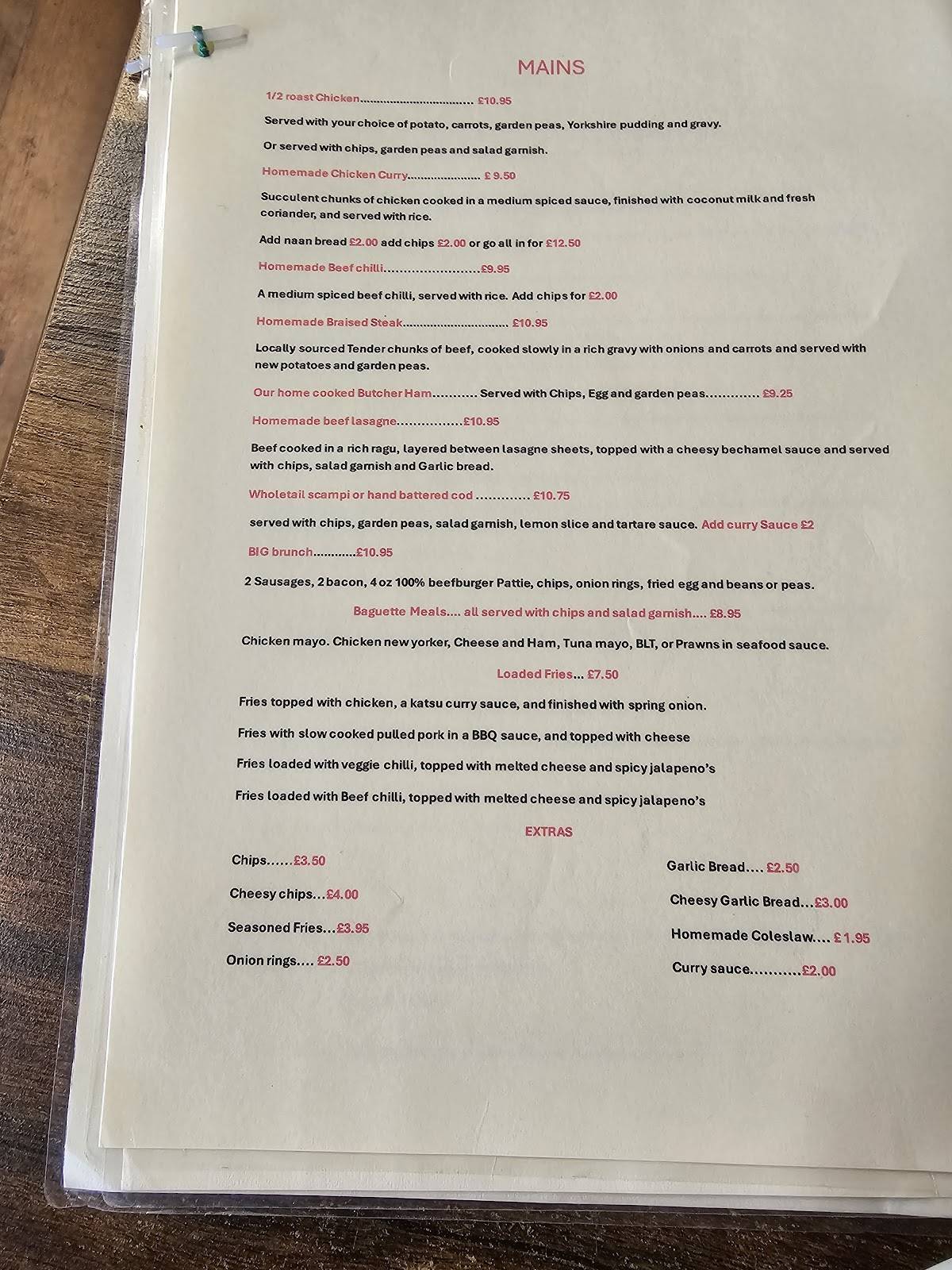 Quick Bite Cafe меню