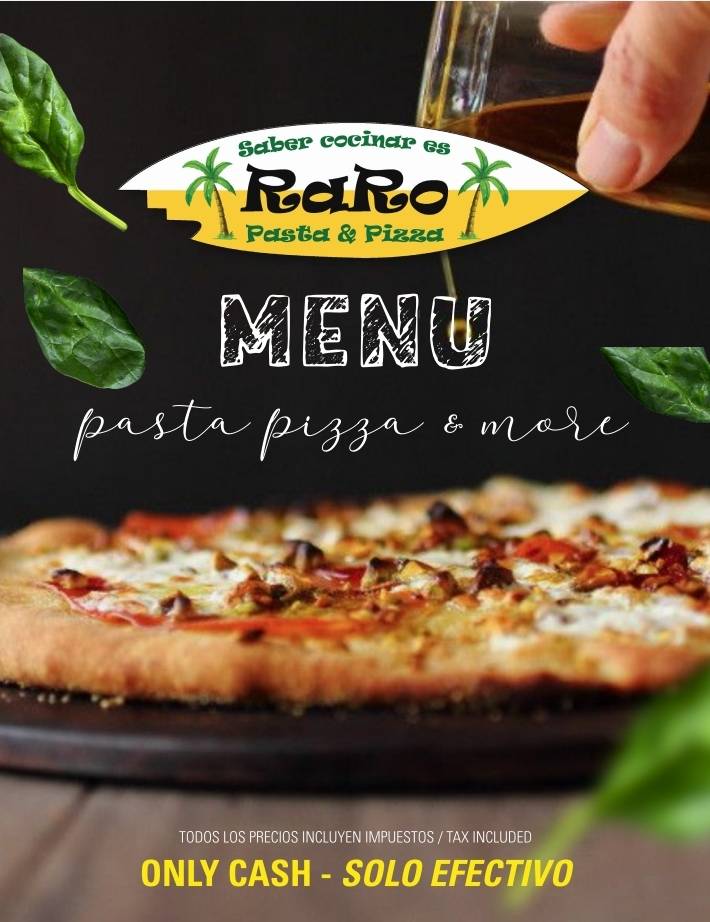 RaRo Pasta y Pizza меню