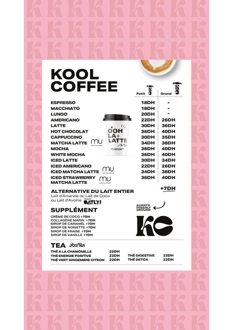 Kool Smoothie Almelia меню