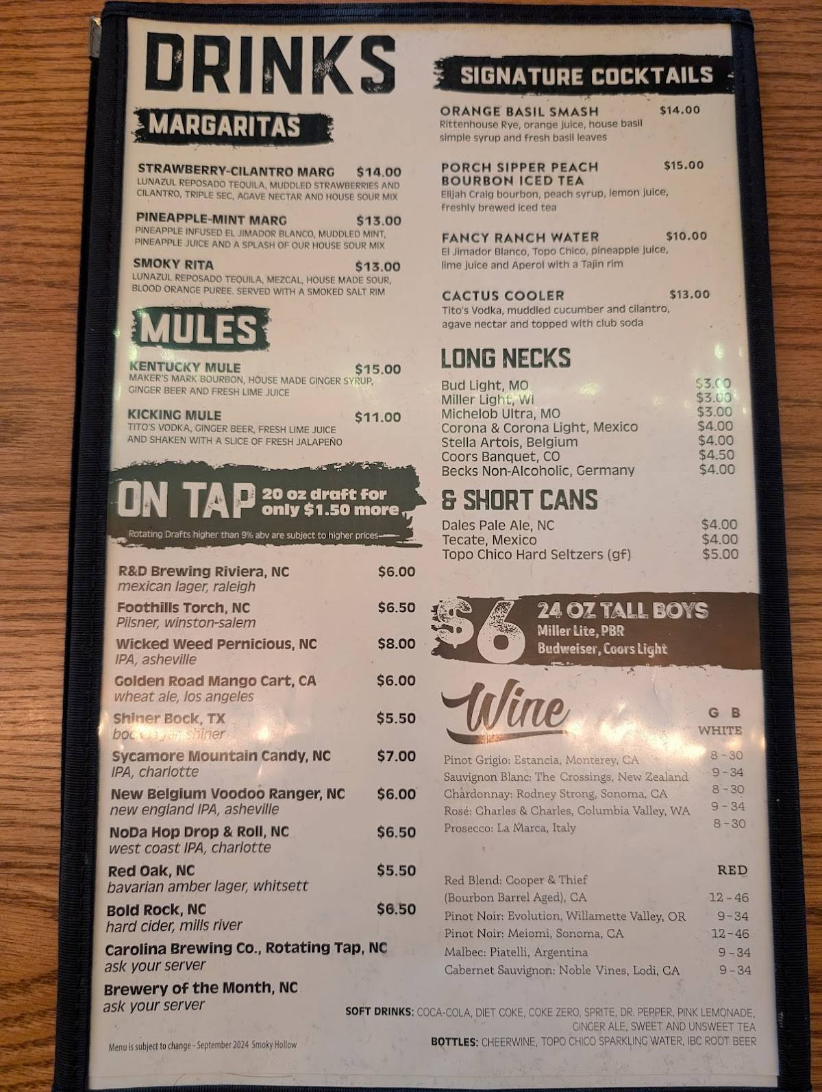 Midwood Smokehouse меню