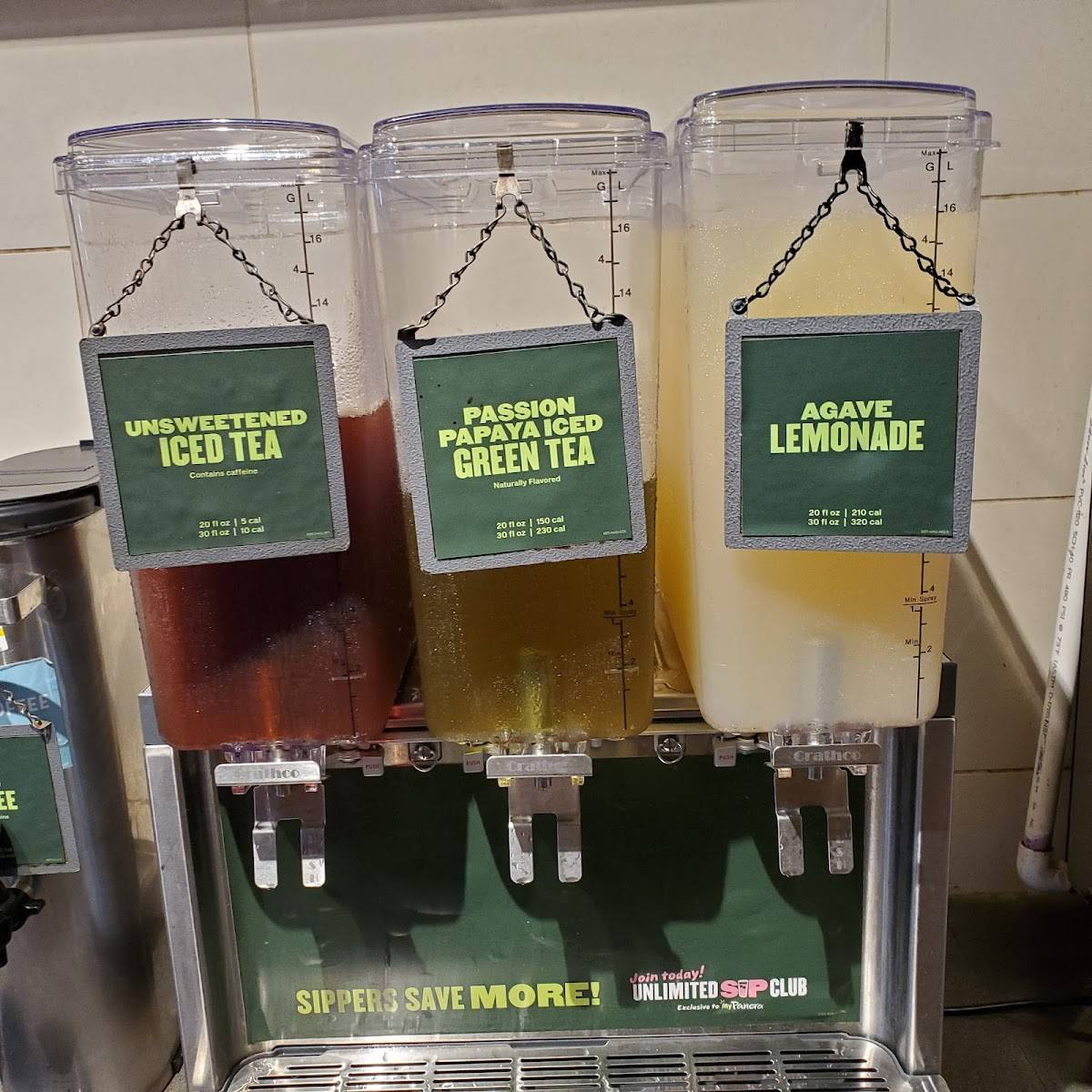 Panera Bread меню