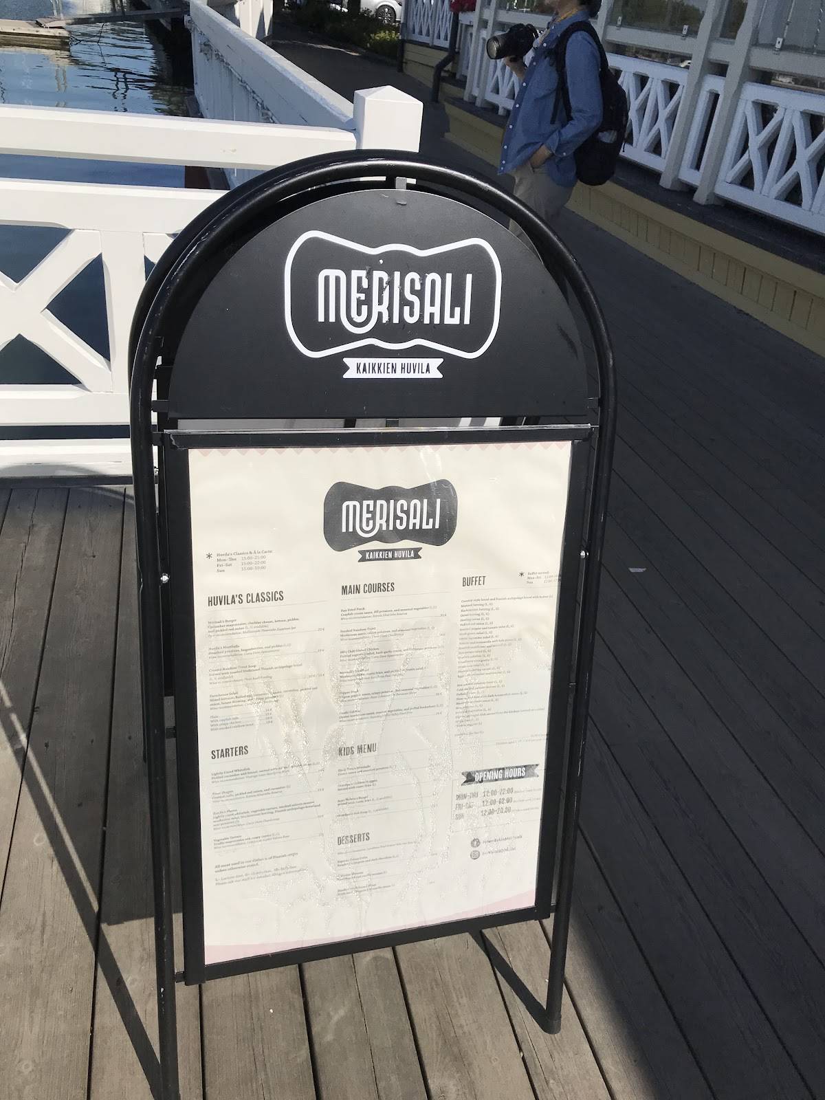 Ravintola Merisali меню