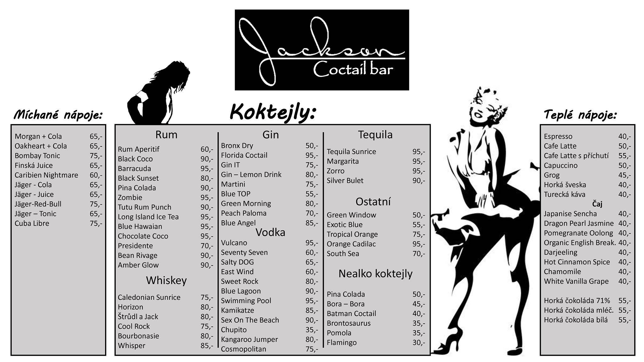Rebellion Bar меню