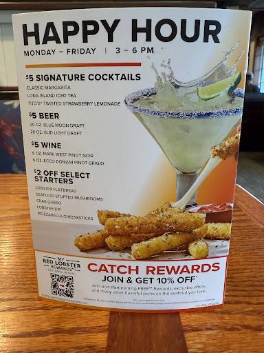 Red Lobster меню