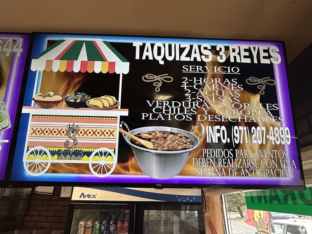 Restaurant 3 Reyes меню