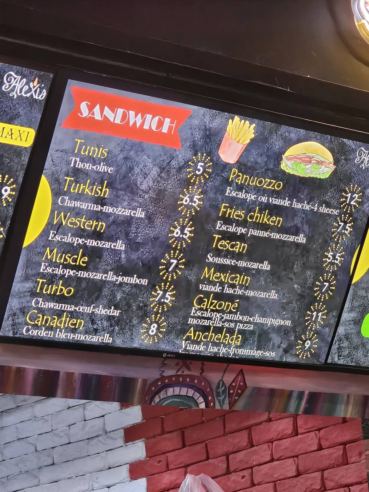 Alexis Restocafe меню