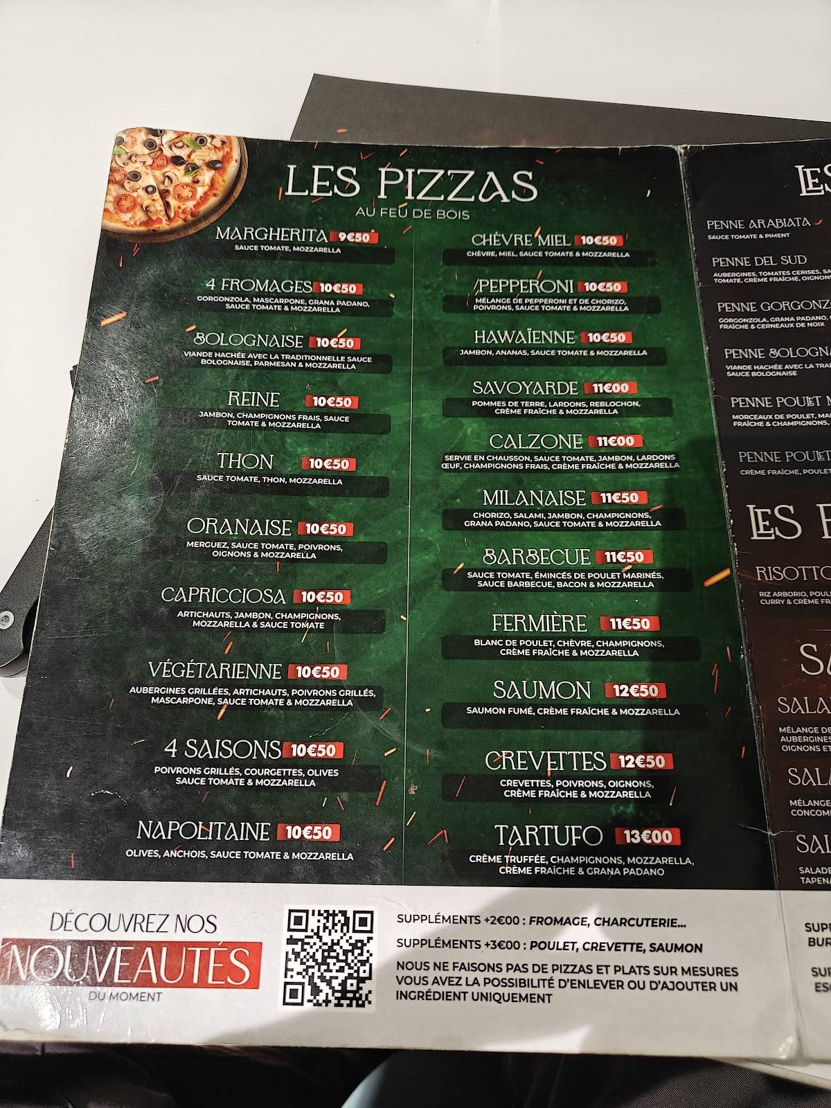 Bellizzi Pizzeria Roubaix меню