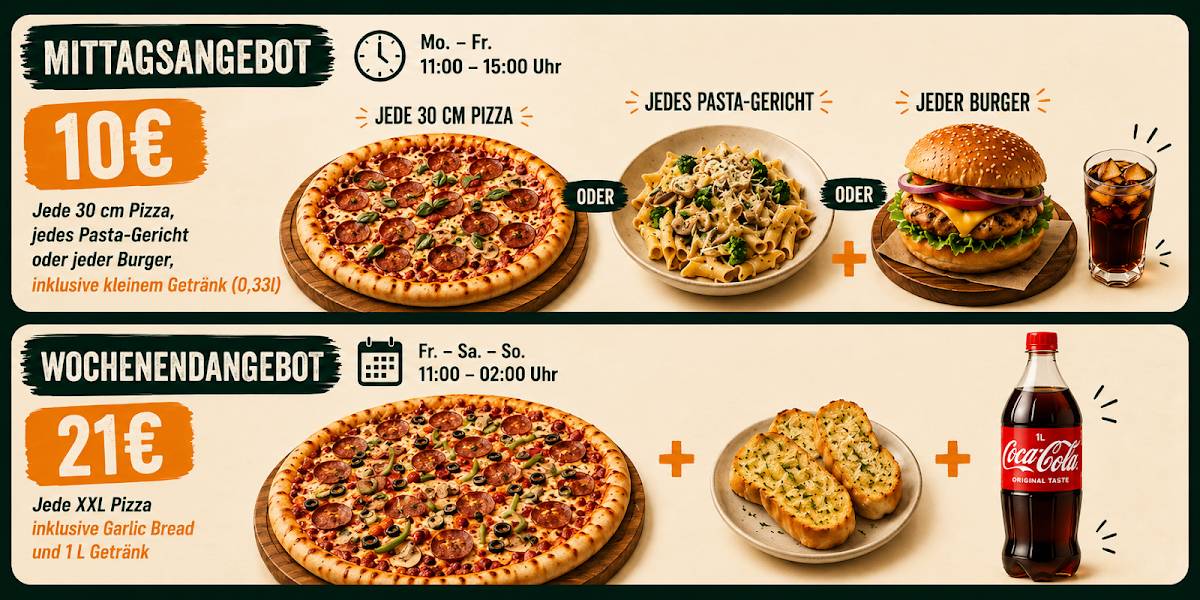 Bon Appetit Pizza меню