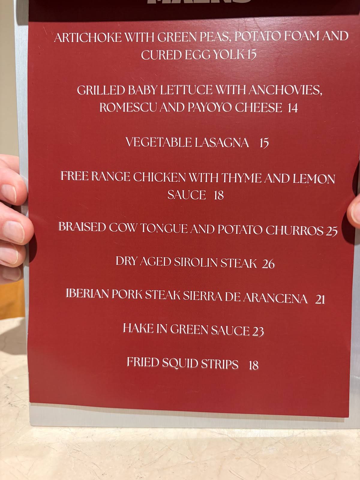 Brucho Bar меню