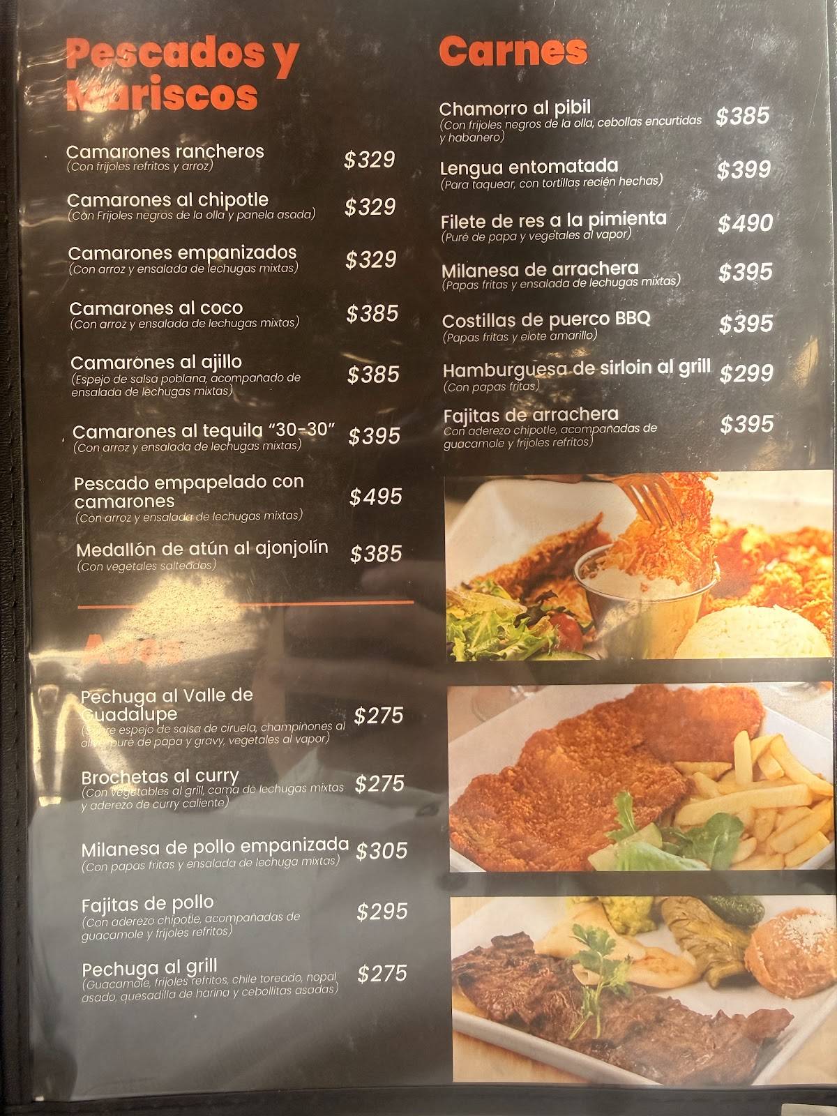 Campestre Rio Restaurant меню