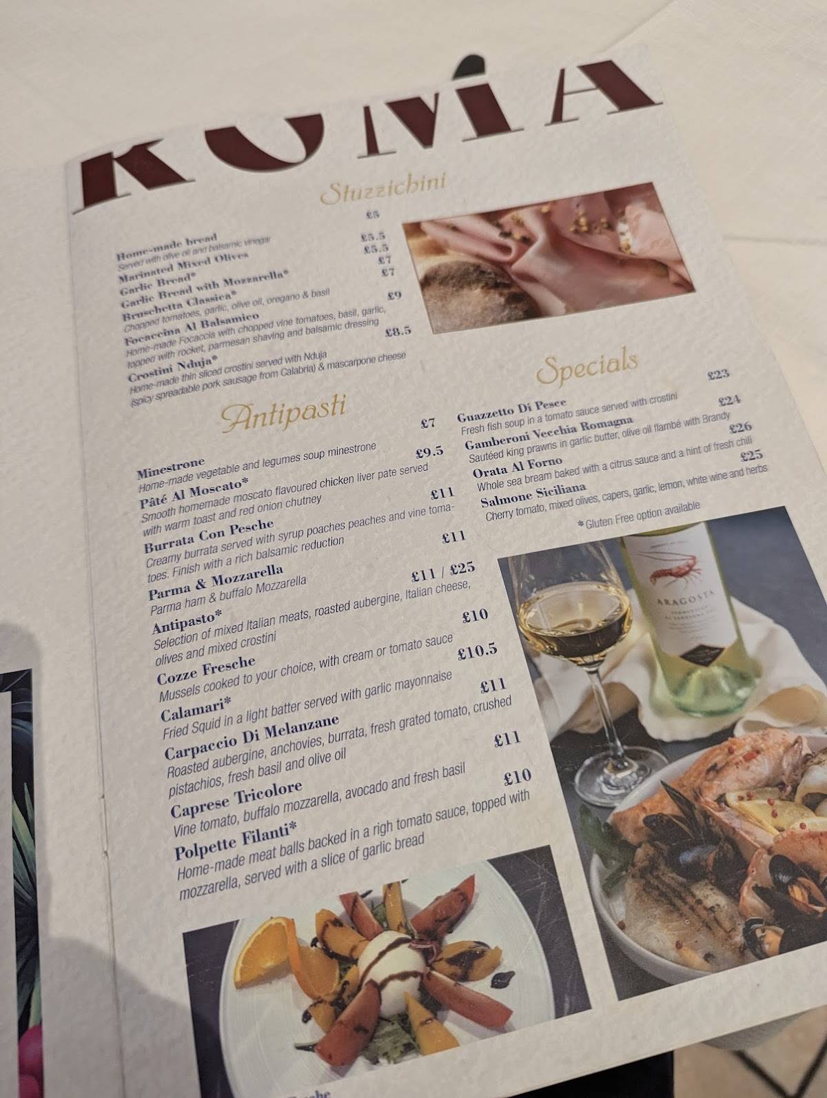 Ciao Roma меню