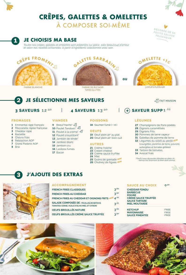 Crêpe Touch Mérignac меню