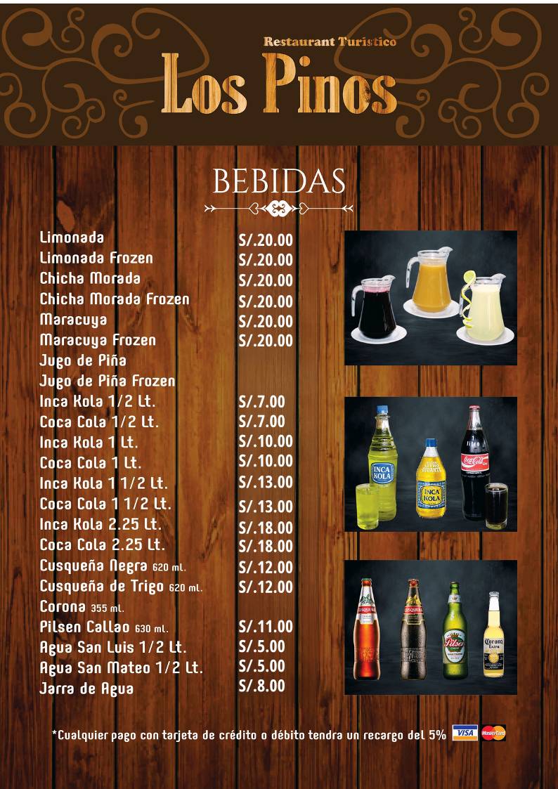 LOS PINOS меню