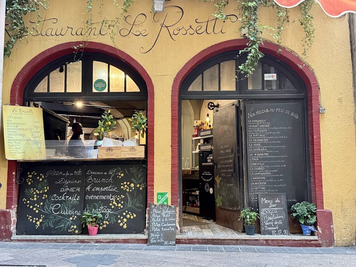Restaurant Le Rossetti - Restaurant Niçois à Nice меню