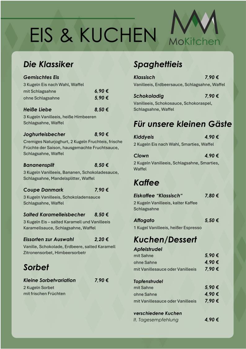 MoKitchen меню