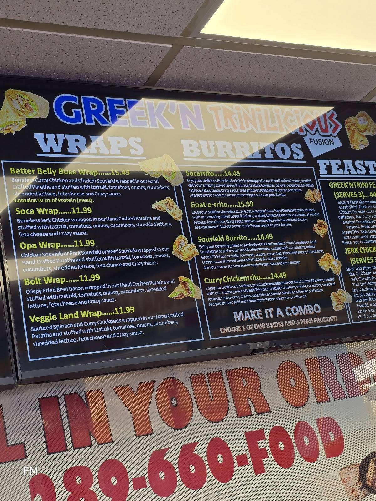 Mona's Roti Select меню